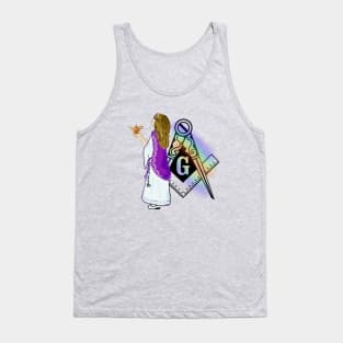 Masonic Princess with Rainbow Tank Top